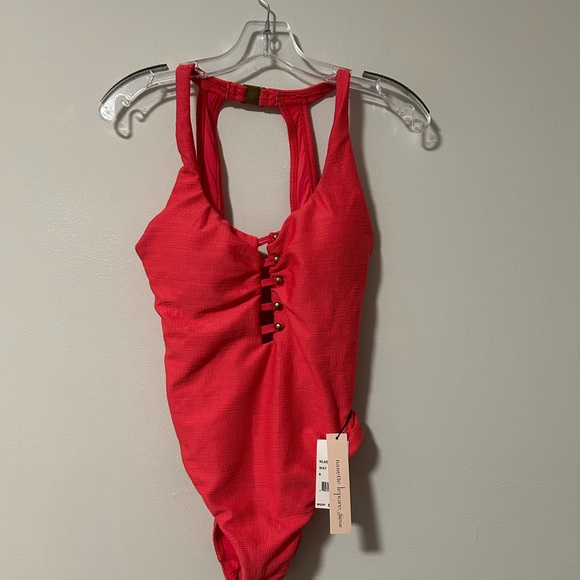 NWT  Nanette Lenore One Piece Swimsuit women’s size 8 - Picture 1 of 4